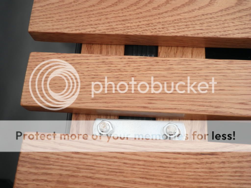 wooden luggage rack